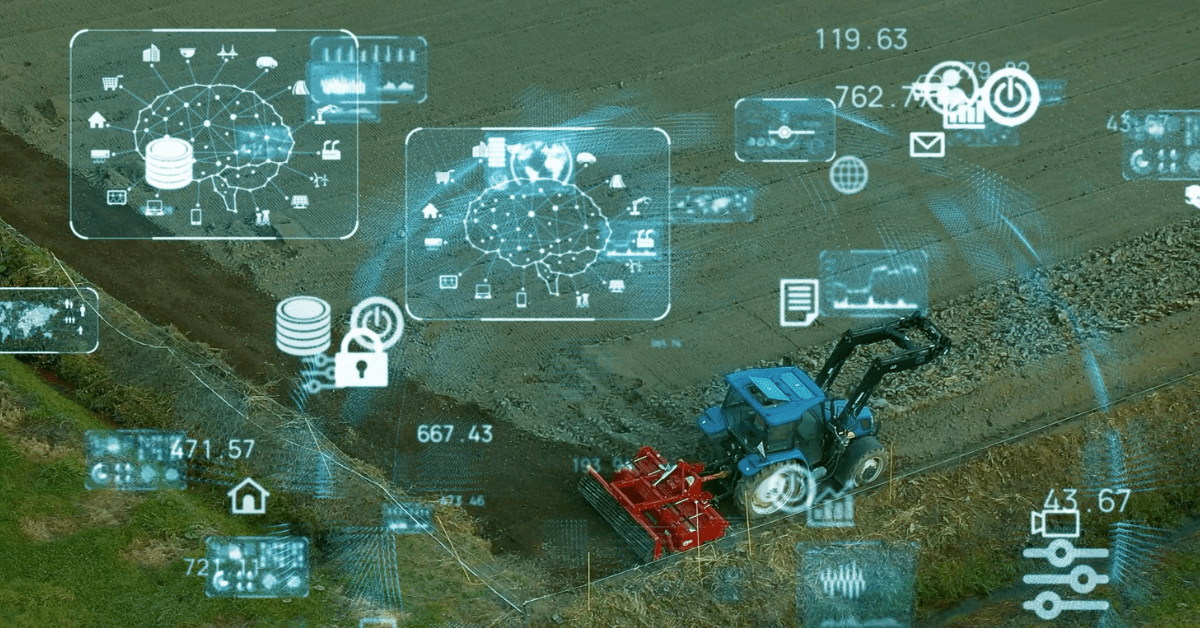 Graphic image illustrating agritech