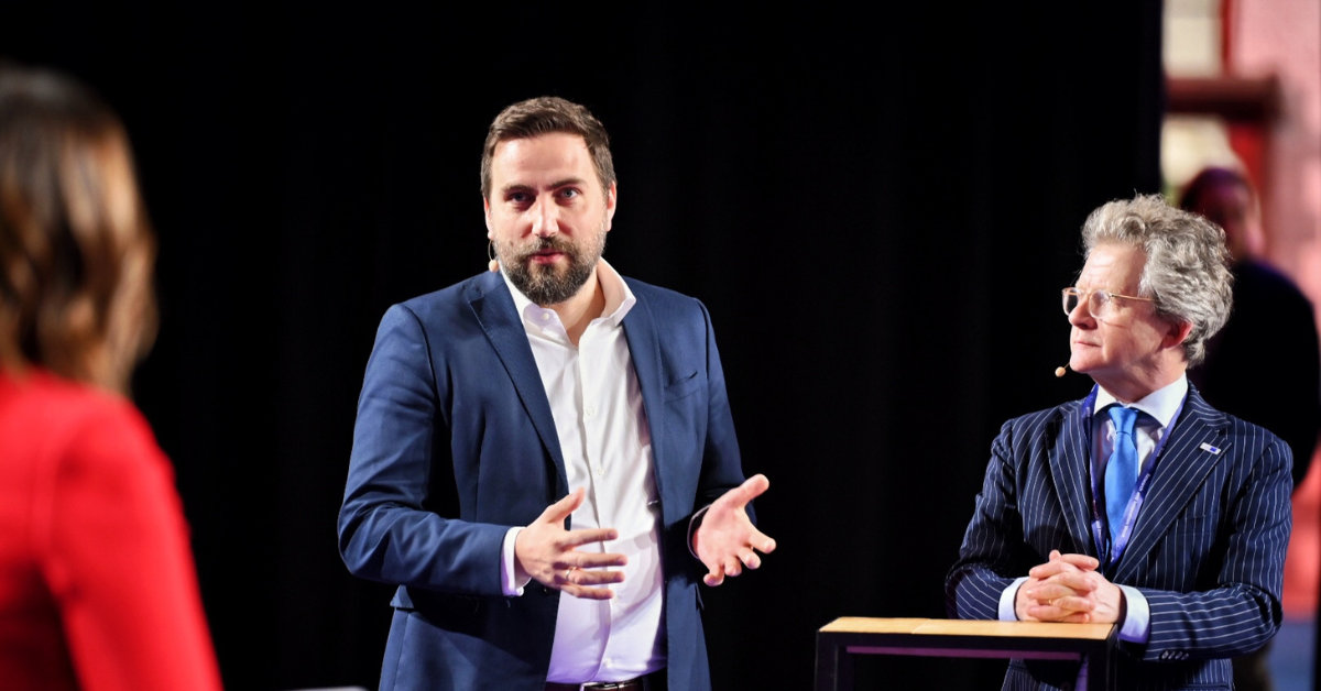 Svilen Rangelov, co-founder and CEO of Dronamics, EIC Summit Brussels 2024