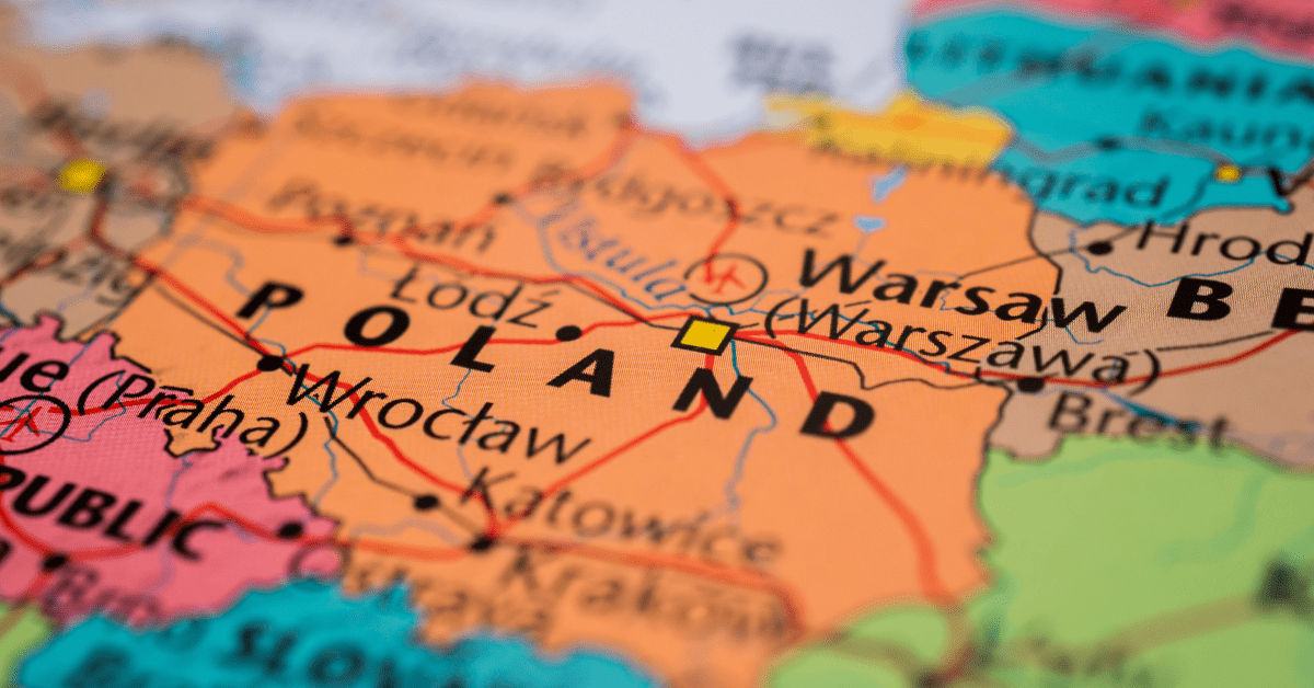 Polish map