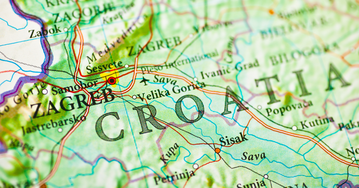 Croatia map