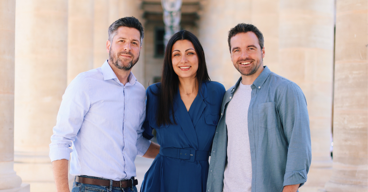 Left to right: Jean Hamon (Founder of Hivebrite), Bilyana Freye (Co-Founder & CEO of Orbiit) & Luuk Derksen (Co-Founder & CTO