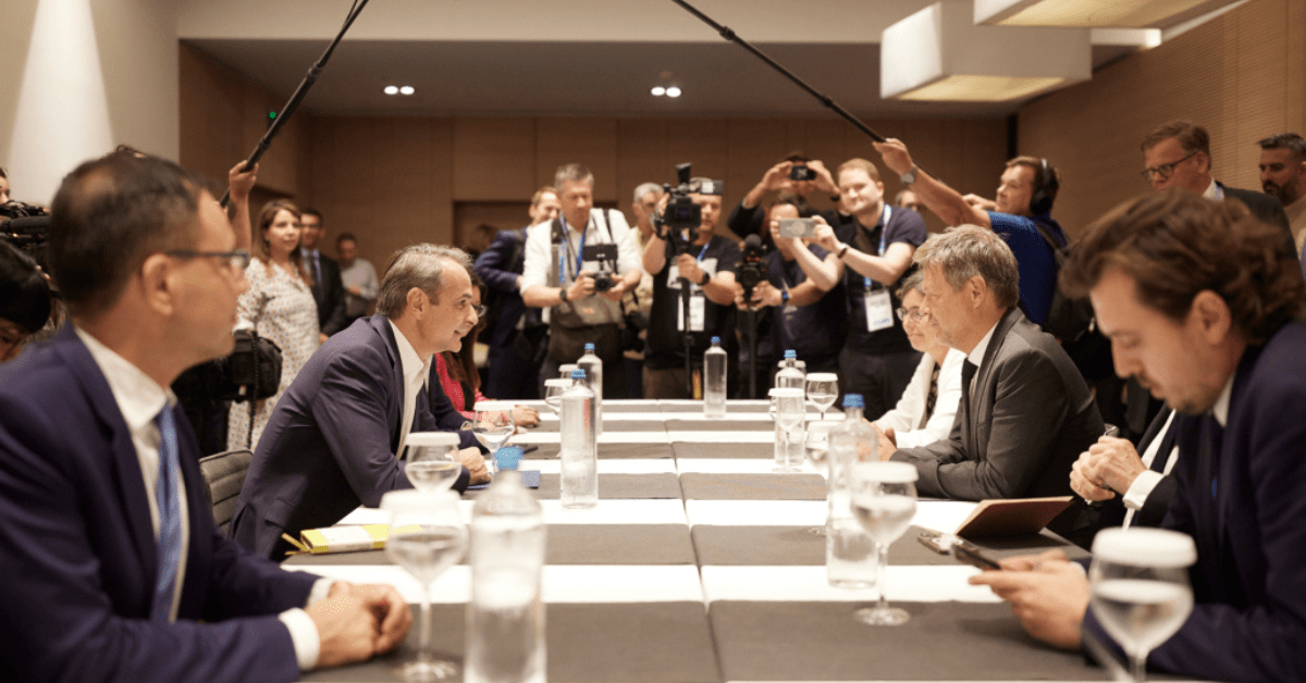 Prime Minister Kyriakos Mitsotakis’ meeting with Vice-Chancellor and Federal Minister for Economic Affairs and Climate Action