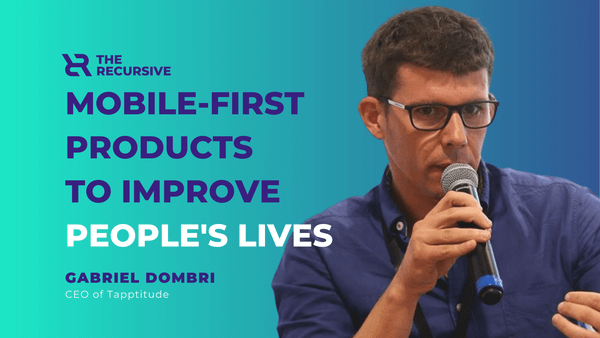 Gabriel Dombri, CEO of Tapptitude, on the future of mobile apps for startup founders