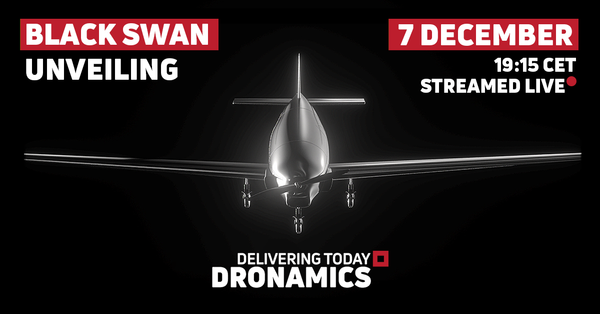 DRONAMICS to unveil the full-scale Black Swan UAV next week