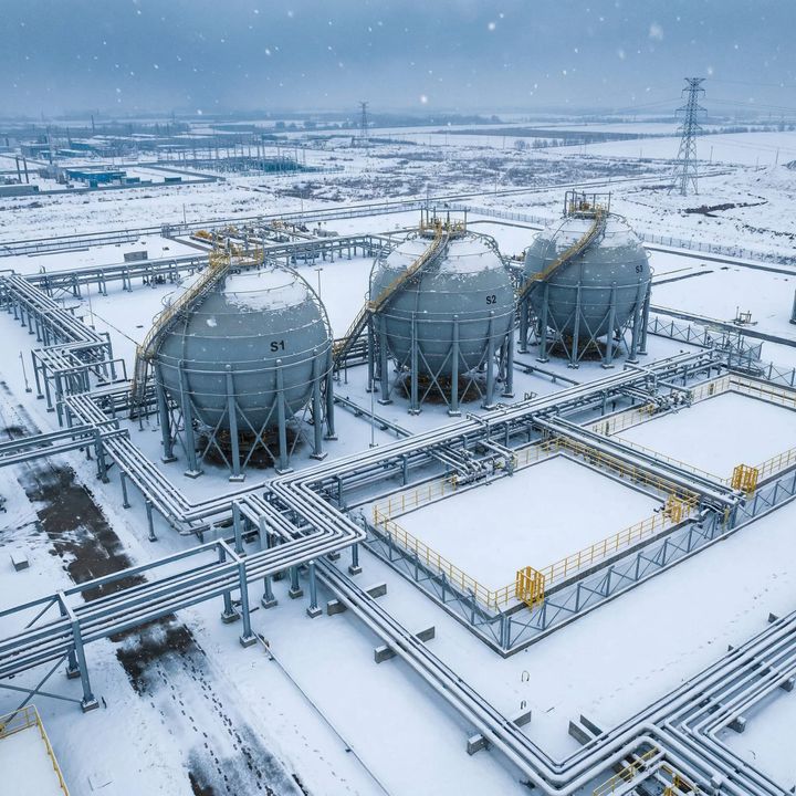Natural gas processing facility and pipeline, LNG export terminal