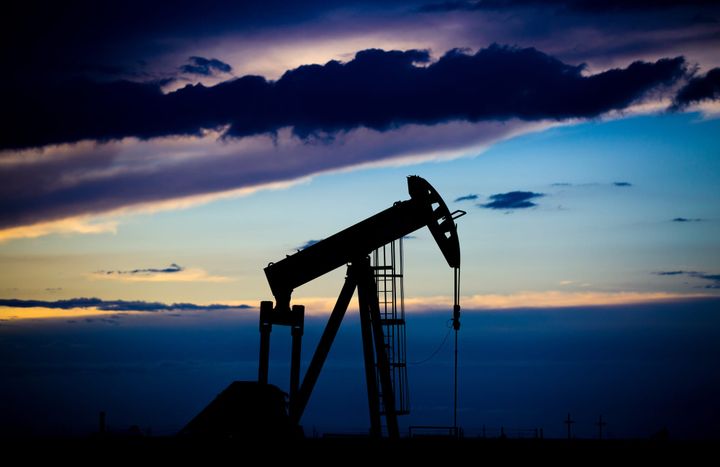 Oil and gas production facility representing E&P company quarterly performance