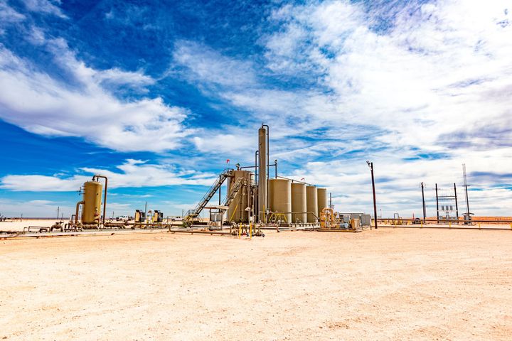 Upstream oil and gas pumpjack and production infrastructure, U.S. E&P operations