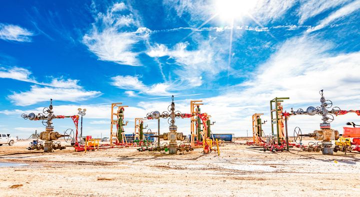 Upstream oil and gas pumpjack and production infrastructure, U.S. E&P operations