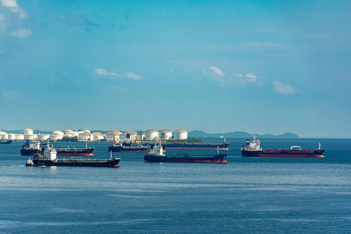 Crude oil storage tanks and pipeline infrastructure, WTI benchmark pricing
