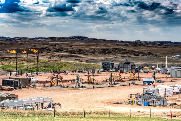 Upstream oil and gas pumpjack and production infrastructure, U.S. E&P operations