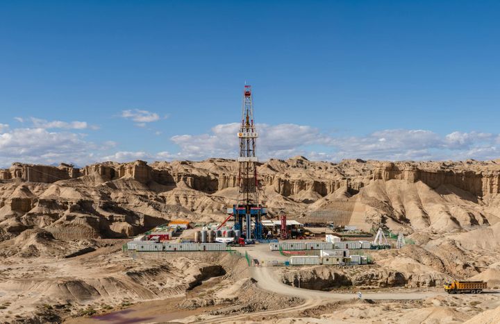 Crude oil storage tanks and pipeline infrastructure, WTI benchmark pricing