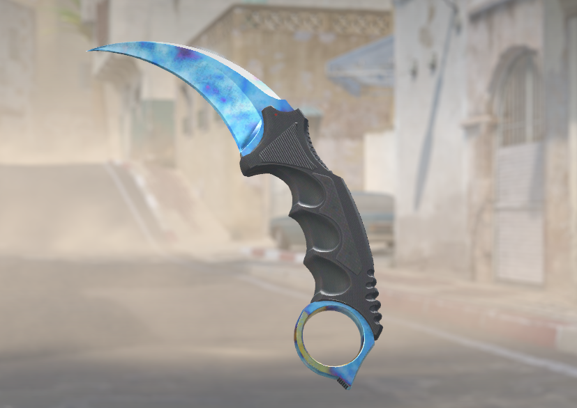 Karambit Case Hardened Blue Gem #387 Pattern Factory New - Rarest CS2 Knife Worth Over $1.5 Million