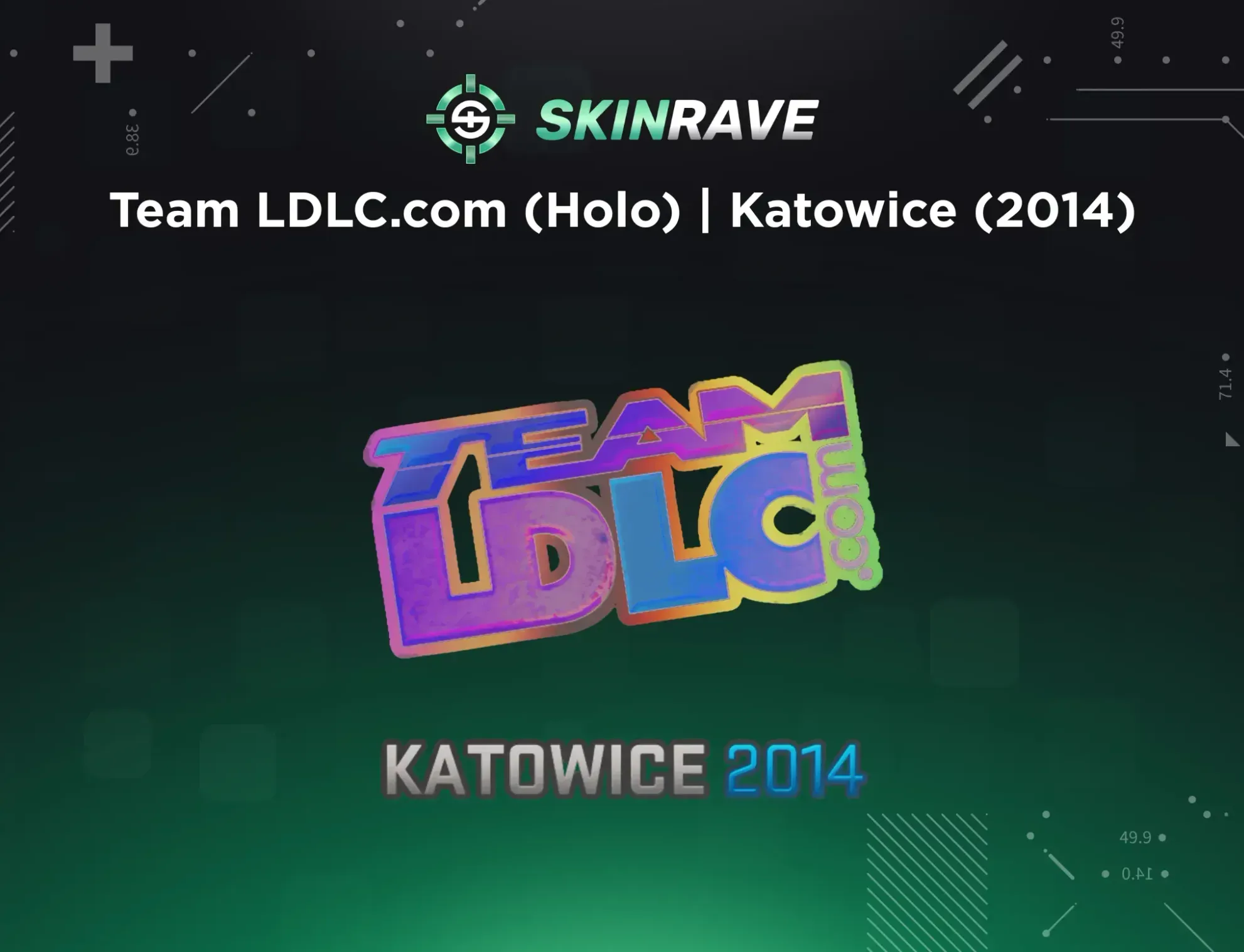 Team LDLC.com (Holo) | Katowice (2014) displayed on a SkinRave banner