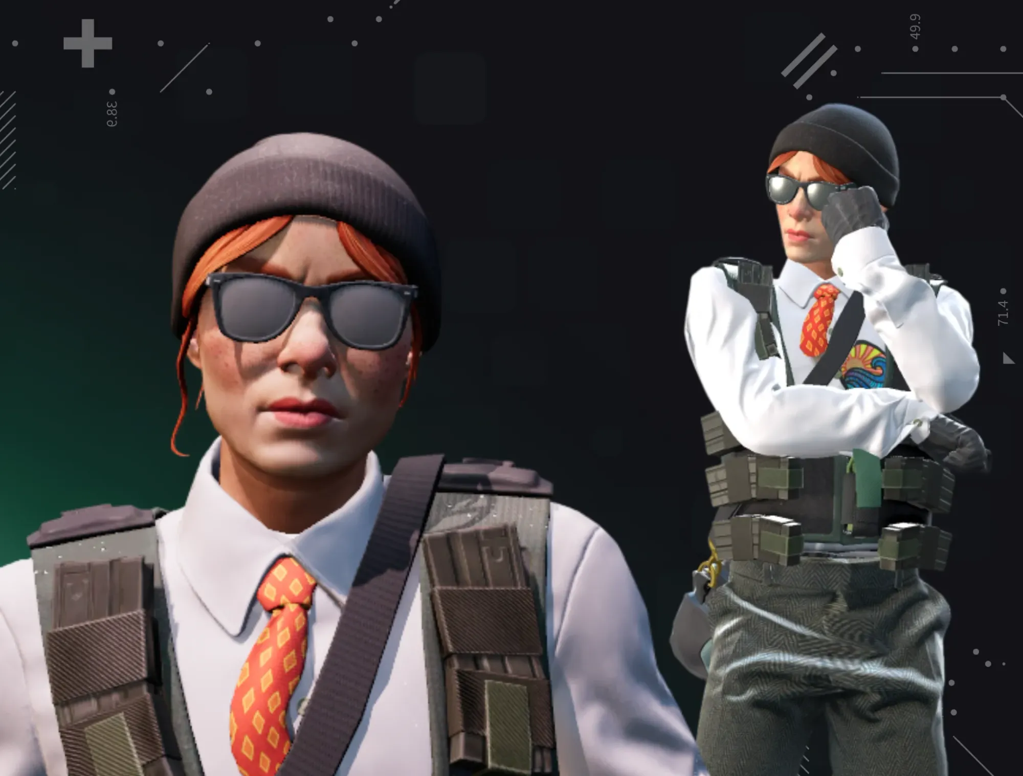 Image showing Getaway Sally | The Professionals for Skinrave blog as one of the best T-Agent skin