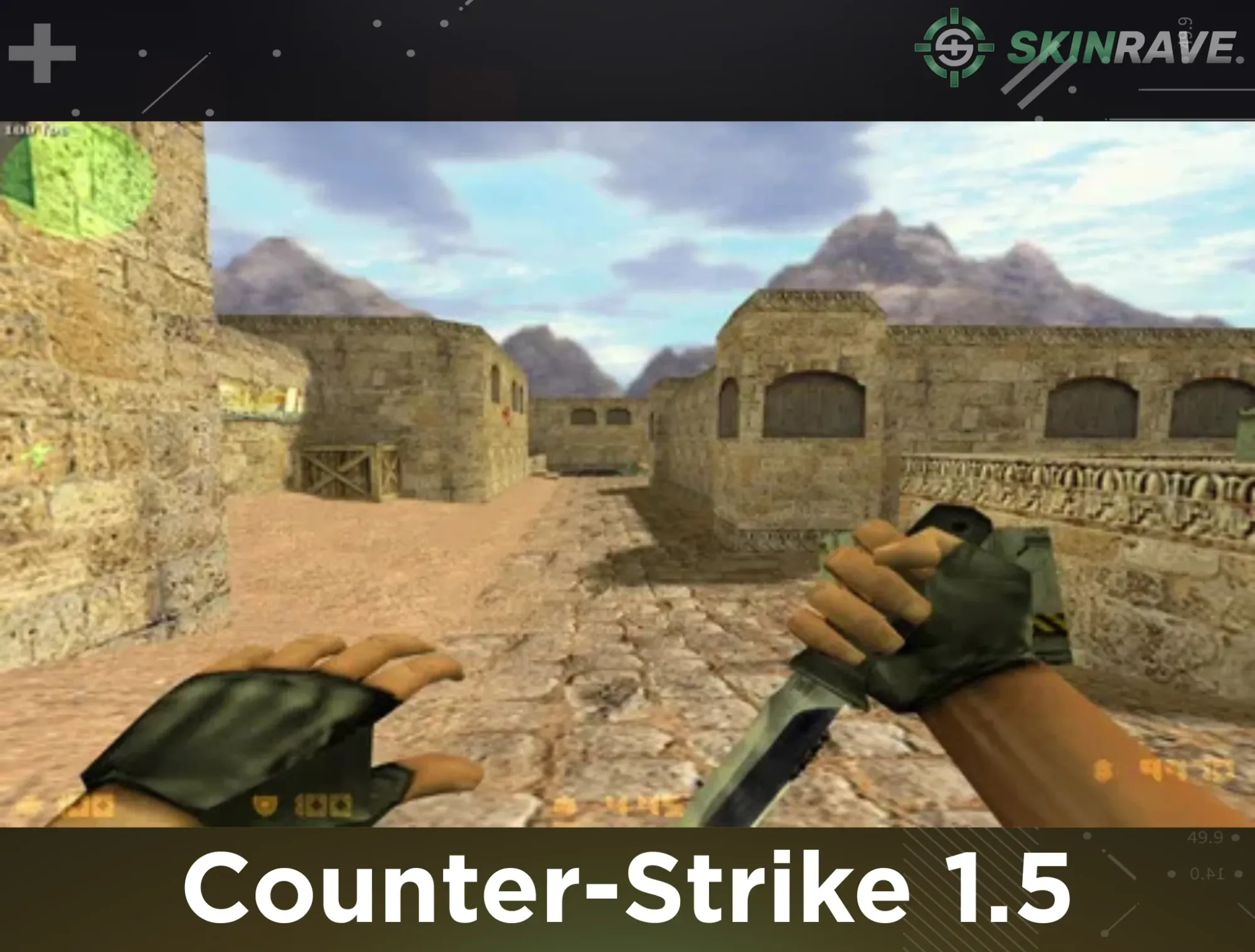 Image featuring Counter-Strike 1.5 with Skinrave banner