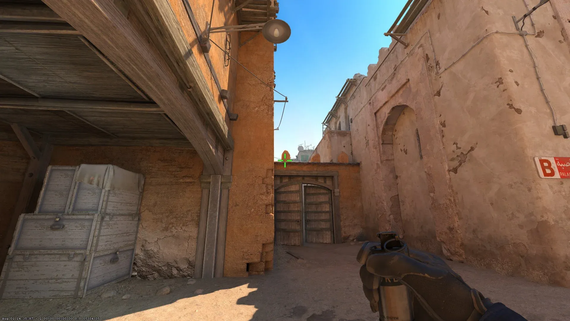 CS2 Dust 2 smoke for CTS from CT Mid to Suicide