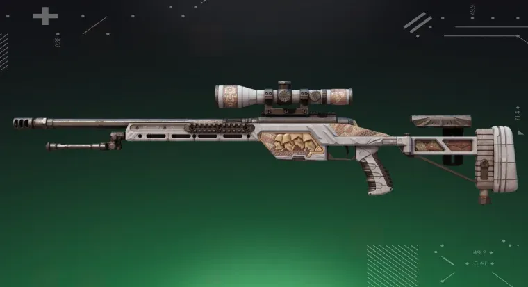 SSG 08 | Memorial on a green background
