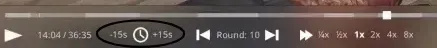 CS2 Replay Controls for skipping time.