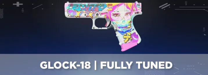 CS2 skin with a cool flavor text.