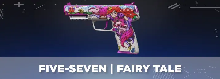 CS2 skin with a cool flavor text.