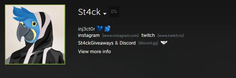 st4ck top 1 most expesnive cs2 inventory steam profile