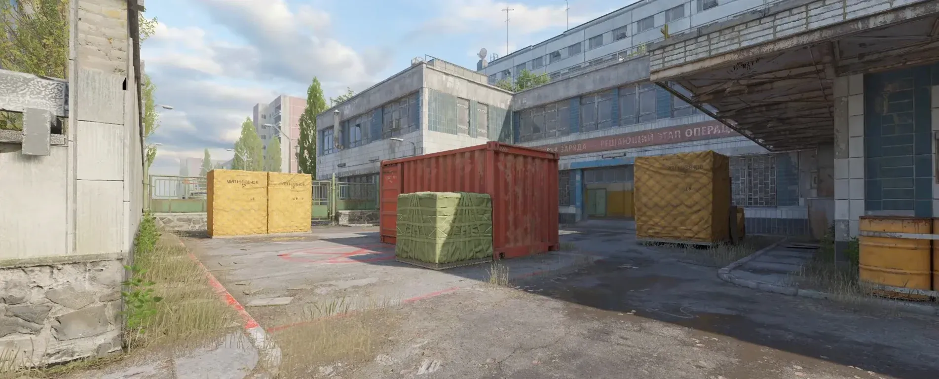 A-Site on Cache resembling NBK, Quad, Forklift, and A Default on Cache CS2 Map