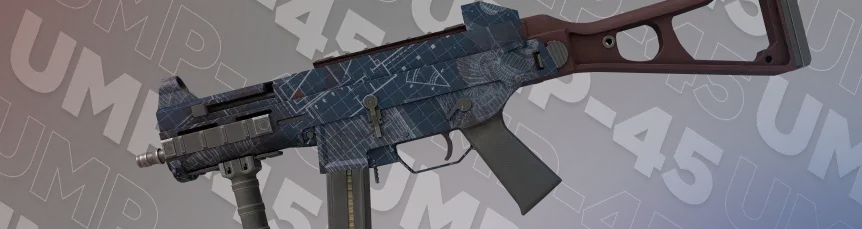 UMP-45 | Facility Dark top 4 lowest float skin in CS2