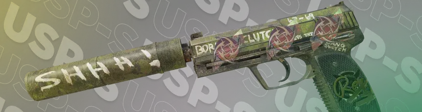 USP-S | Flashback top 11 lowest float skin in CS2