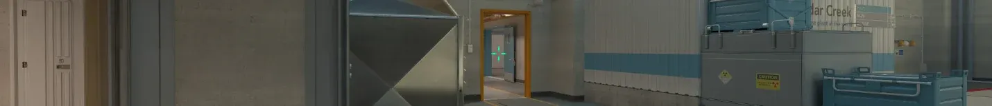 Pro player Spinx's crosshair with CS2 map Nuke in the background.