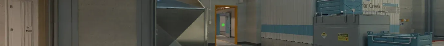 Pro player donk's crosshair with CS2 map Nuke in the background.
