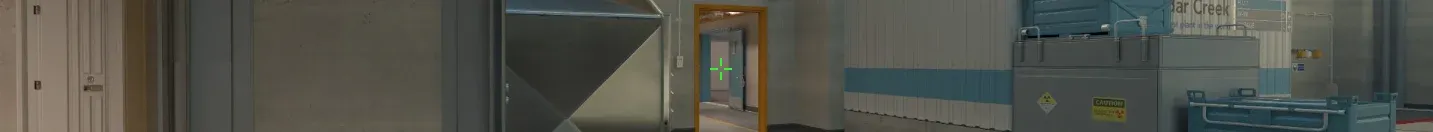 Pro player torszi's crosshair with CS2 map Nuke in the background.