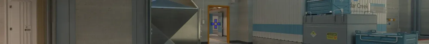 Pro player xertioN's crosshair with CS2 map Nuke in the background.