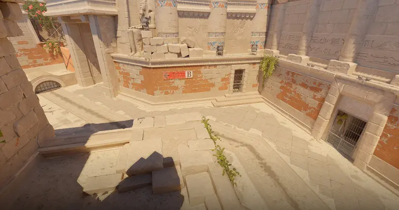 B Long with Gate, Ivy, Heaven, Bricks, and more on CS2 Anubis Map