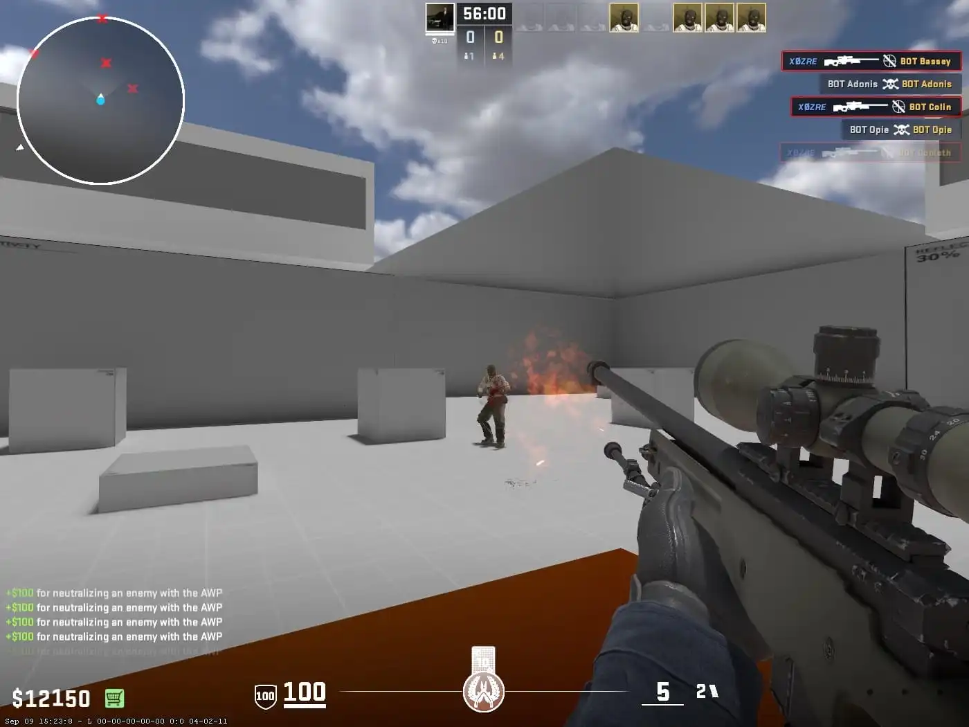 CS2 Aim and reflex training map Fast Aim / Reflex Training CS2.