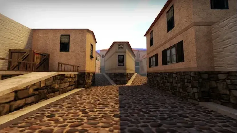 Image showing CS 1.6 cs_Italy on brown and cobblestone background