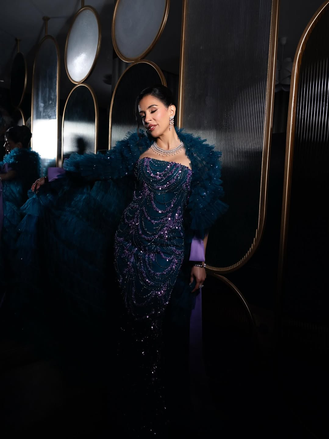 Aisha Kay in Eman Alajlan Couture, Joy Awards 2026.