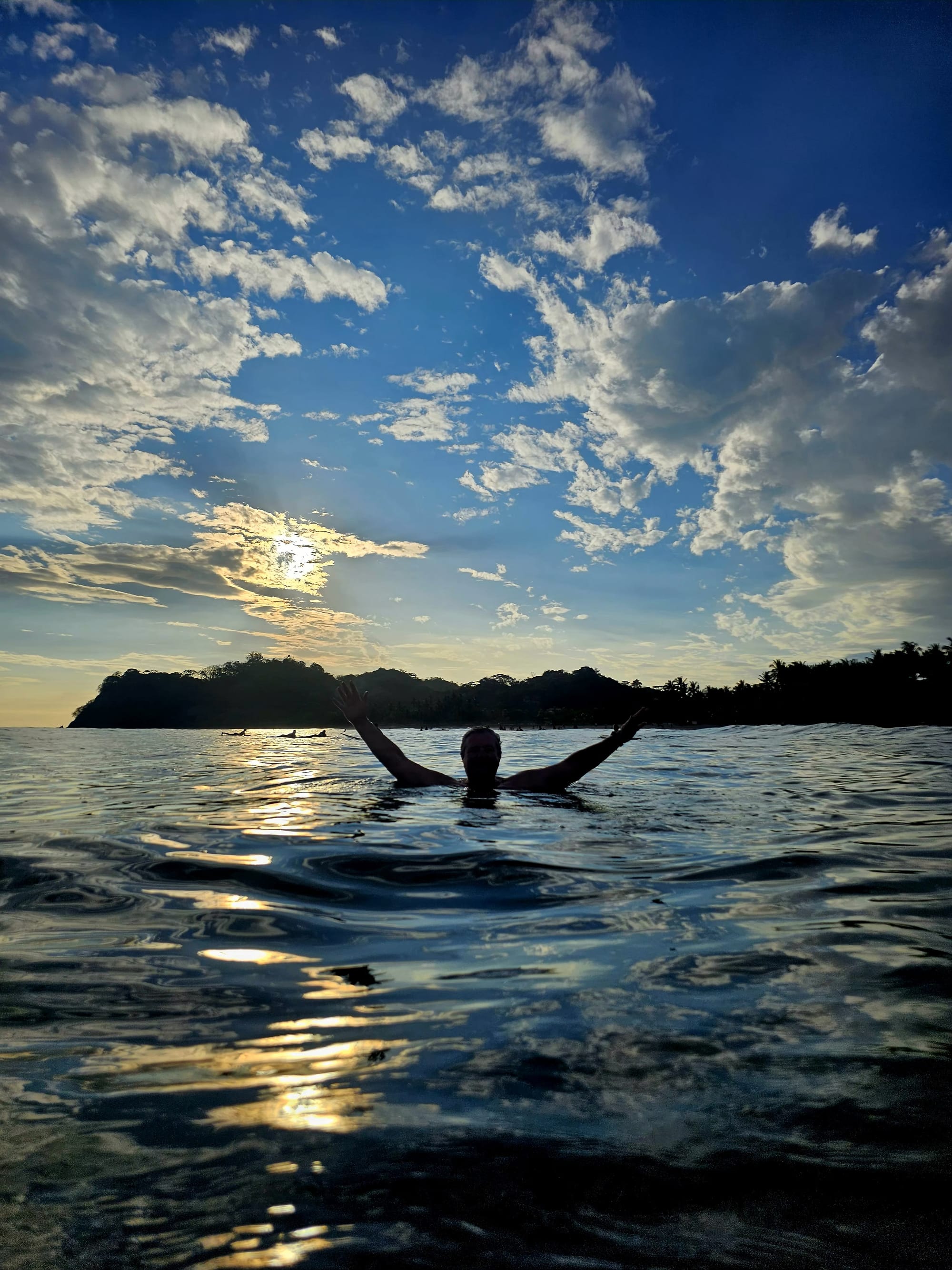 Pacific dusk in Samara, where the day ends gently.