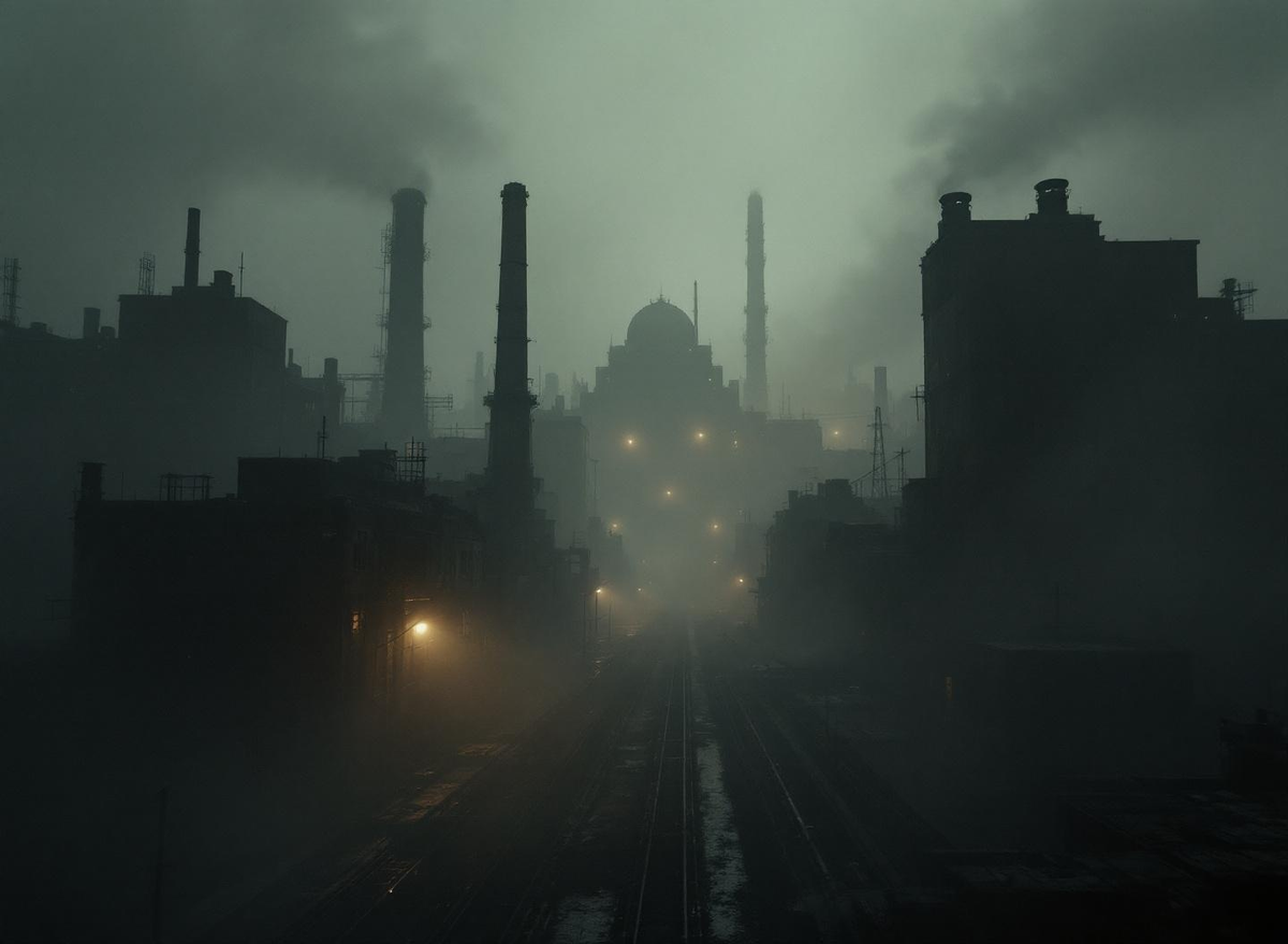 The Stolen Stream — dystopian digital landscape