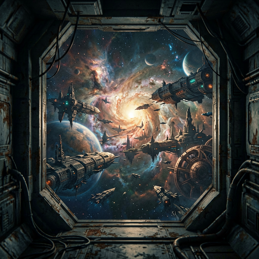 Consortium temporal governance - Chronarch council chamber in the Scar Zone