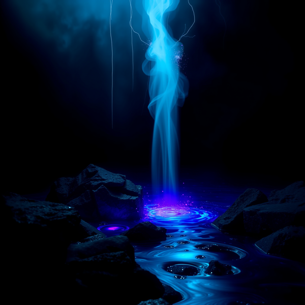 Nonlinear lore books — fragmented timelines concept art for The Stolen Stream universe