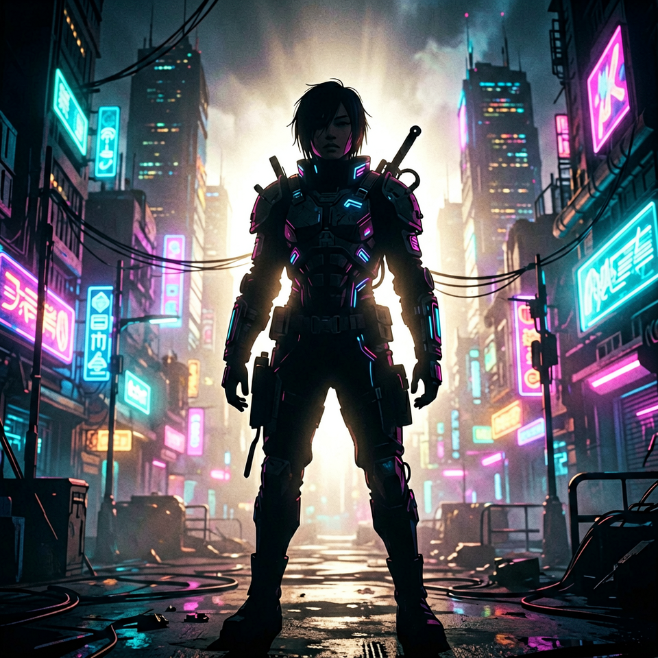 Neon Grave: How a Cyberpunk City Twists Time and Reality