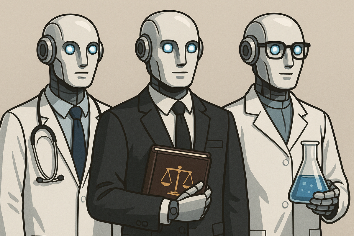 Why LLMs Shouldn't Play Doctor, Lawyer, or Scientist