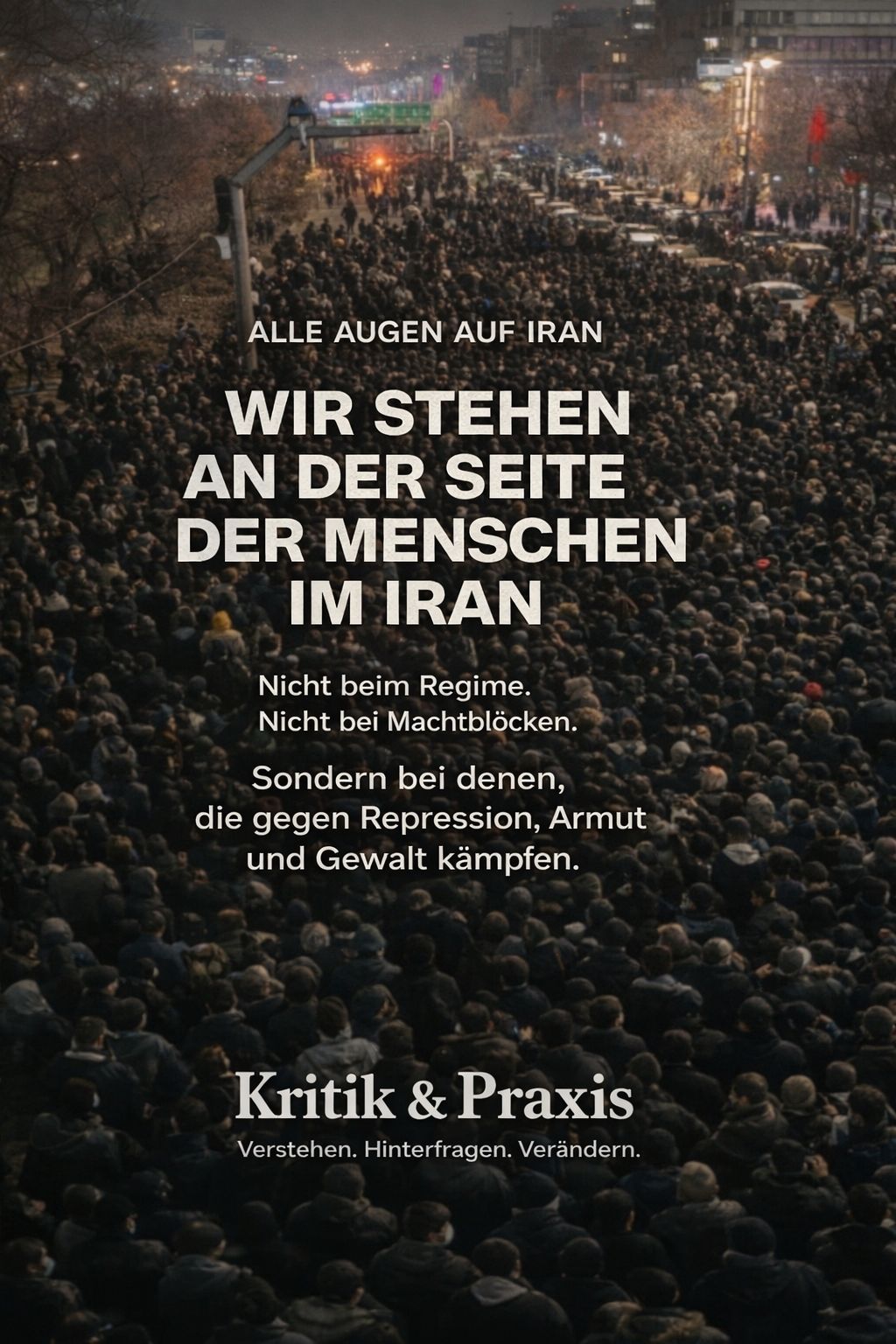Iran am Kipppunkt

Reproduktionskrise, Protestdynamik und die offene Frage der Revolution