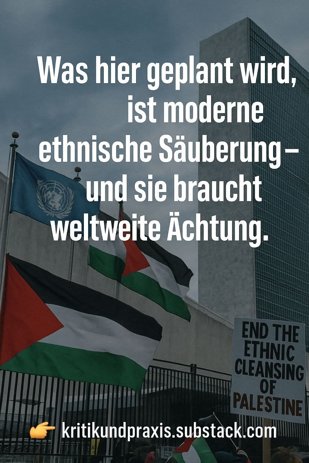 Gaza als „Riviera“ – Krieg, Vertreibung und Profit