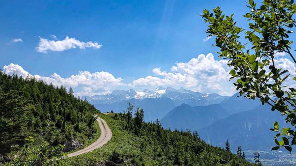 Salzkammergut | Mountainbike Strecke mit Dachsteinblick von Harald Maier