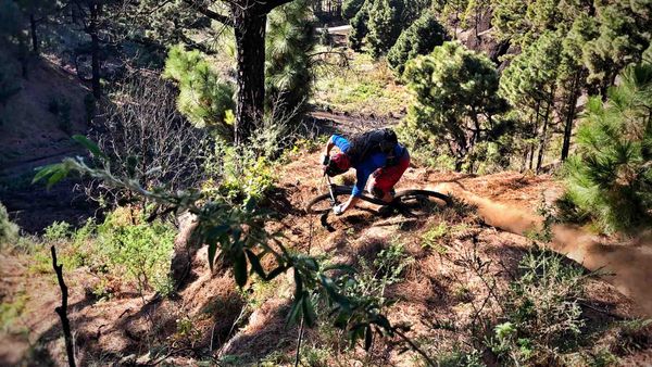 Mountainbike Trail auf La Palma von Harald Maier