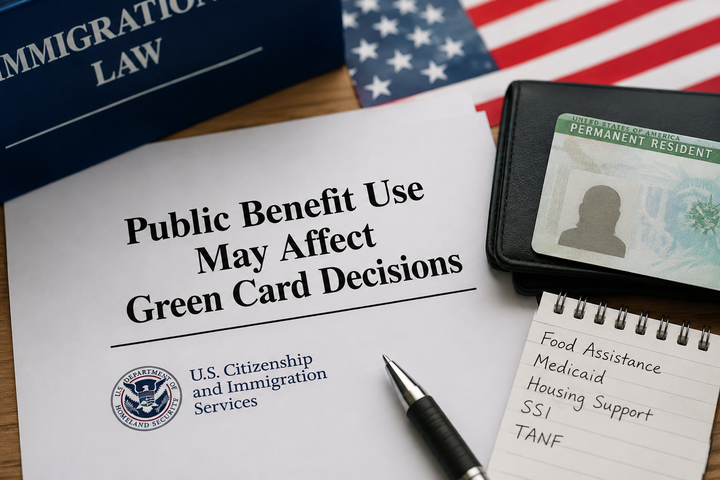 Public Benefit Use May Affect Green Card Decisions