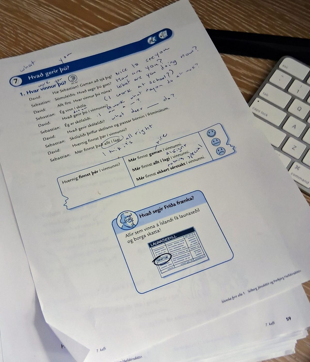 Icelandic, Lesson Ten