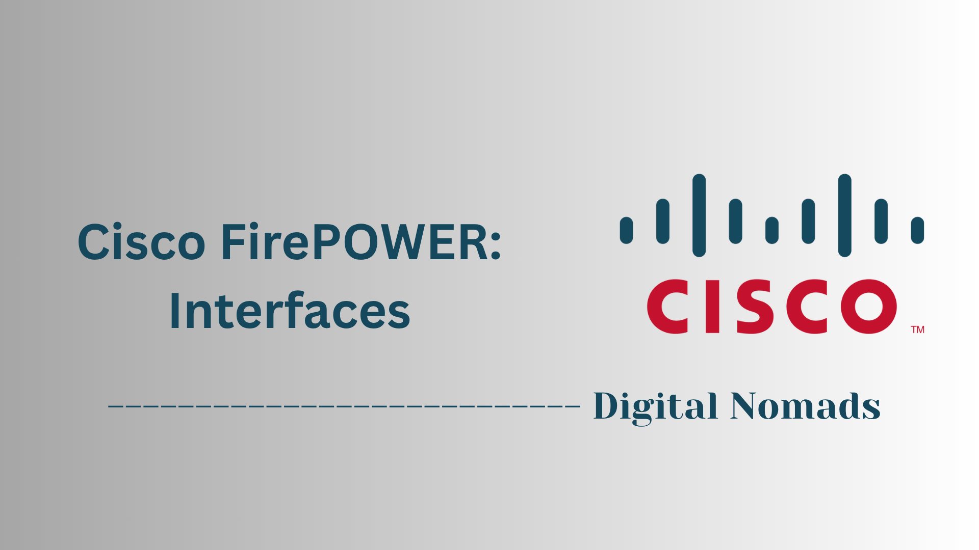 Cisco FirePOWER: Interfaces