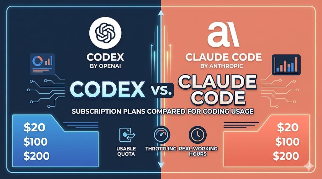 Codex vs Claude Code Subscription Plans Compared for Coding Usage